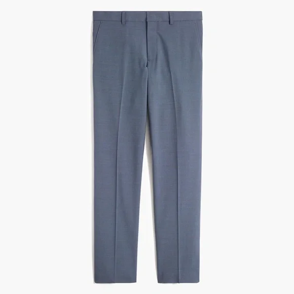 JCREW Mens 33 (HEMMED to 29.5) Thompson Pants in Blue $168 AP879 - Picture 1 of 4